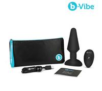 B-Vibe Rimming Wireless Remote Control Anal Plug XL Rotating Beads Tappo Anale