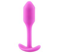 b-Vibe Snug Plug 1 - plug anale con peso interno (55 g, rosa)