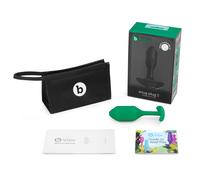 B-Vibe Snug Plug 2, Weighted Butt Plug - Piccolo Tappo Anale 11cm a Torpedo 114g
