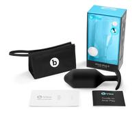 B-Vibe Snug Plug 6, XXL Silicone Weighted Buttplug fullness, Tappo Anale da 500g