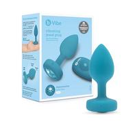 B-Vibe - Vibrating Jewel Plug S/M Aquamarine