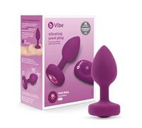 B-Vibe - Vibrating Jewel Plug S/M Pink Ruby