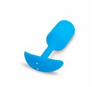 Plug Anale B-Vibe Vibrating Snug 3 Azzurro [3,7 x 13,8 x 1 cm]