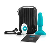 Plug anale con telecomando B-Vibe RIMMING PLUG 2 Azzurro