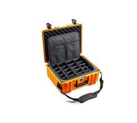 B&W International B&W - Valigetta da trasporto per esterni, tipo 6000, colore bronzo, con custodia per foto, impermeabile secondo la certificazione IP67, antipolvere, infrangibile e indistruttibile,