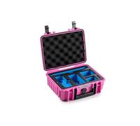 B&W International B&W - Valigetta per esterni Insta360 X4, tipo 1000, impermeabile, conforme alla certificazione IP67, antipolvere, infrangibile e indistruttibile, rosa., 27 x 22 x 11 cm, Insta360 X4