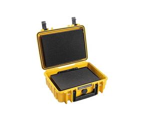 B&W International Battery.case P908.08 - Valigetta per batterie agli ioni di litio - 0,8 kg di carico, giallo., 27 x 22 x 11 cm, Batteria 908.08