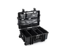 B&W International Tour.case - Valigetta per attrezzi e attrezzature | Organizzazione flessibile, accesso rapido, LED batteria integrato, protezione da urti e spruzzi d'acqua