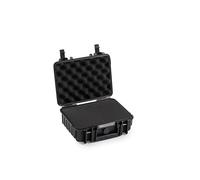 B&W International Type 1000 - Custodia rigida per fotocamere, da esterni, con schiuma presagomata 250 x 180 x 95 mm nero