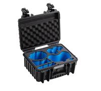 B&W International Valigetta da trasporto Outdoor 3000 (PP.117) - per Antigravity A1 - Impermeabile (IP67), antipolvere, antiurto, estremamente robusta, Nero, 37 x 30 x 17 cm, Antigravity A1