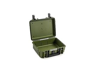 B&W International Valigetta multiuso per esterni 1000 (PP.41), colore bronzo, verde, impermeabile (IP67), antipolvere, resistente agli urti, estremamente robusta