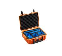 B&W International - Valigetta per trasporto esterno 1000 (PP.41), colore arancione - per Insta360 X5 e Insta360 X4 - impermeabile (IP67), resistente alla polvere, agli urti, estremamente resistente