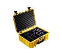 B&W Outdoor Case Type 5000 giallo in ivisione in scomp. 5000/Y/RPD