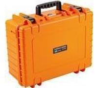 B&W Outdoor Case Type 6000 orange con Schaumstoff Inlay