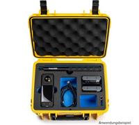 B&W Outdoor.cases Caso d'azione PP.41 Insta360 X4 giallo