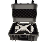 B&W Outdoor.cases Copter con schiuma rigida per DJI Phantom 2 ruote grigie
