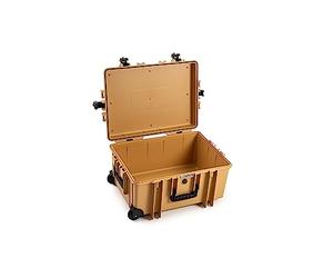 B&W - Valigetta da trasporto per esterni, Desert Tan, Typ 6800 - Innenmaß 58x41x29cm, Valigetta vuota