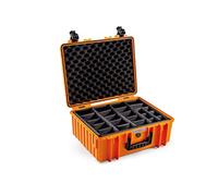 B&W - Valigetta per esterni tipo 6000, con suddivisione variabile, impermeabile secondo la certificazione IP67, antipolvere, infrangibile e indistruttibile