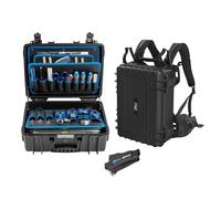 B&W Valigetta portautensili JET 5000 con tasche portautensili a inserto (valigetta in PP, volume 19,1l, 41,6 x 28,7 x 16 cm interno) 117.17/P, senza utensili