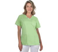 B-well Andrea Casacca Medico Donna Divisa Infermiere a Maniche Corte Sanitarie Con Scollo a V e 2 Tasche Verde 50