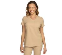 B-well Aurelia Casacca Medico Donna | Antibatterica e Antiodore | Divisa Sanitaria Infermiere Uniforme, Latte, L