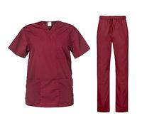 B-well Cesare Divisa Sanitaria Donna e Uomo | Uniforme Sanitaria Donna e Uomo Unisex Set con Casacca e Pantalone | Divise Sanitarie