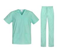 B-well Cesare Divisa Sanitaria Donna e Uomo | Uniforme Sanitaria Donna e Uomo Unisex Set con Casacca e Pantalone | Divise Sanitarie