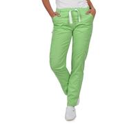 B-well Dante Pantaloni Infermiere Pantalone Sanitario Pantaloni Sanitari Pantaloni Divisa Sanitaria Pantaloni Medici Unisex con Elastico in Vita e 5 Tasche Posteriori Verde XXXL