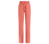 B-well Mauri Pantalone Half-Jogger Sanitari Donna Elastici Spandex con Elastico in Vita, Corallo