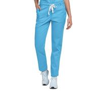 B-well Medizinische Schlupfhose Arbeitshose Dante 5 Taschen Unisex mit elastischem Bund und Gesäßtaschen Krankenhaus Uniformhose mit mittlerer Taille und Rundumgummibund Hellblau M