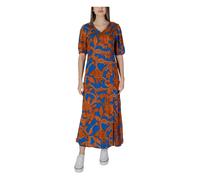 b.young - Abito Lungo Blu a Fiori - - Dresses - Donna - Multicolore - S