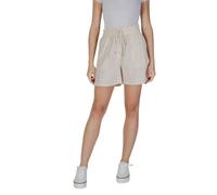 B.Young Beige Cotton Shorts - IT36|XXS
