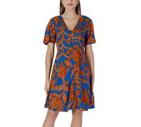 B.Young Blue Viscose Midi Dress - IT36|XXS