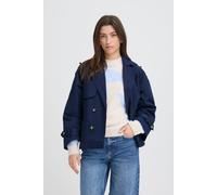 B-Young - Byamona Sh Trench Coat Blu - Abbigliamento 42 Blu