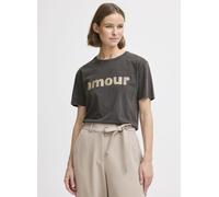 B-Young - BYSOLKO TEXT TSHIRT Marrone - Abbigliamento M Marrone