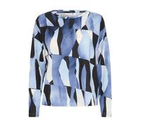 b.young Maglietta 'Pieta' blu / nero / offwhite Donna b.young L blu / nero / offwhite