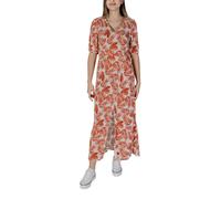 B.Young Red Viscose Long Dress - IT36|XXS