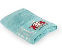 B&Z Luxury Asciugamano da bagno 50x100 cm in Bamboo 500gr | Super Morbido Assorbente Resistente | Asciugamani Spugna Viso Mani Capelli | Ospiti Spa Palestra (Turchese, 1 Viso)