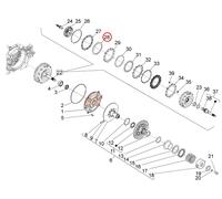 B014176 | MOLLA A TAZZA | PIAGGIO RICAMBI ORIGINALI