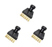 B02C-3X, compatibile con Karcher SC1 SC2 SC3 Spazzola di pulizia in rame piatta for adattatore di attacco for pulitore a vapore Ugello for la pulizia domestica