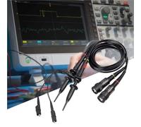 B03C-P2200 Sonda for oscilloscopio con kit di accessori Sonde a clip for da 200 MHz 1X 10X cavo prova BNC Mini Grabber