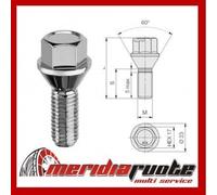 KIT 20 BULLONI 12x1,5x27 SFERICO K17 x MERCEDES CLASSE A C CL CLK E SL SLK VANEO