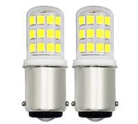 B15D Piccola baionetta LED 3W Equivalente a 30W Alogena AC 230V Bianco freddo 6000K Piccole lampadine 320LM Lampada ricambio per macchina da cucire Cappa luce 360° Angolo fascio Non dimmerabile (2 pz)