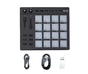 B16 MIDI Keyboard Percussion Pad - per la produzione musicale -DJ - Arrangeurin, facile da usare, durevole, pregevole fattura