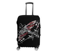 B17 Bomber WW2 aereo aereo bandiera USA valigia copertura lavabile bagagli copertura protettiva viaggio, Stile:, XL