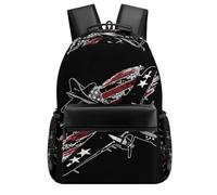 B17 Bomber WW2 aereo aereo bandiera USA zaino moda borsa per computer portatile zaino casual per viaggi business borse da lavoro
