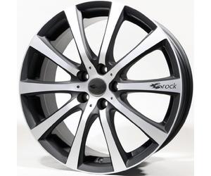 B21 Brock 8 x 18 et 35 Bolt Circle 4 x 100 Hub centraggio 63,4 580069728, Black-Matt front-polished