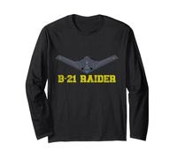 b21 Raider Bomber Aereo Aviazione Maglia a Manica