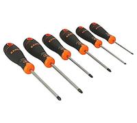 B219.026 Set: cacciaviti PhillipsPozidriv® piatto BahcoFit 6 pz. BAHCO