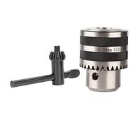 B22 Drill Chuck with Key, 5 20mm Heavy Duty Keyed Drill Chuck, Threaded Tapered Bore for CNC Lathe Milling Machine, All Steel Construction with Hardened Jaws
